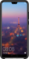 Huawei P20 - Silicon Case Hoesje - Zachte siliconen oppervlak - Zwart