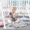Montessori Speeltrapeze voor baby's - Wit gelakt hout - 52 x 70 x 50,5 cm