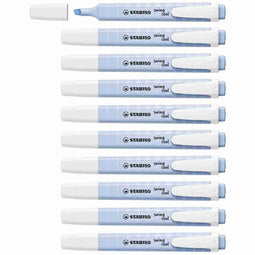 Fluoriscerende Markeerstift Stabilo Swing Cool Blauw 10 Onderdelen