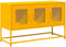 vidaXL - Tv-meubel - 100,5x39x60,5 - cm - koudgewalst - staal - mosterdgeel