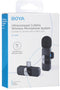 BOYA BY-V10 (V2.0) - Microfoon met bevestigingsclip - Draadloos 20 - 16000 Hz - Zwart