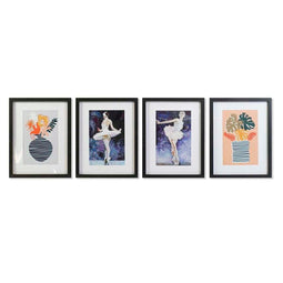 Schilderij DKD Home Decor (35 x 2,5 x 45 cm) (35 x 2 x 45 cm) (4 Stuks)