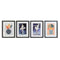 Schilderij DKD Home Decor (35 x 2,5 x 45 cm) (35 x 2 x 45 cm) (4 Stuks)