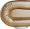 Beliani AVIGNON - Waterbed - Goud - Leer