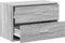 vidaXL - Kast - met - 2 - lades - 60x31x40 - cm - bewerkt - hout - grijs - sonoma - eiken