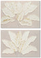 Esprit - Schilderij - Handgeverfd Lakens Cottage - Wit Beige (2 stuks)