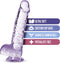 B Yours - Naturally Yours Crystalline Dildo Amethist