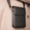Telefoontasje Dames Crossbody - Selencia Avani Slang Telefoontasje Crossbody - Universeel Schoudertasje telefoon - Zwart