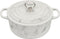Le Creuset Signature - Braadpan - Geëmailleerd gietijzer - Wit Marmer - ø 24 cm / 4.2 Liter