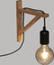 Atmosphera Wandlamp Wild - Hout - H22.5 cm - Lamp voor aan een wand - EXCL lamp