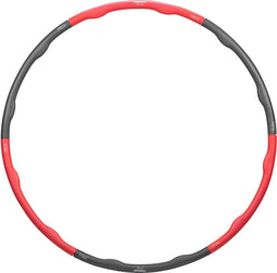 Avento Hoelahoep - Fitness - 1.2 kg met masserende noppen - Roze/Grijs
