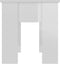 vidaXL - Salontafel - 101x49x52 - cm - bewerkt - hout - hoogglans - wit