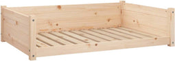 vidaXL - Hondenmand - 105,5x75,5x28 - cm - massief - grenenhout