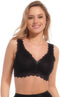 MAGIC Bodyfashion Dream Bra Lace - Bh zonder beugel - Zacht kant - Zwart - XXL