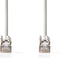 CAT5e Netwerkkabel - S/UTP - RJ45 Male - RJ45 Male - 2.00 m - Rond - LSZH / PVC - Grijs - Polybag