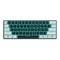 HXSJ V900 - Bedrade Gaming Toetsenbord - Mechanisch - RGB - Blue Switch - 61 Keys - Zwart wit