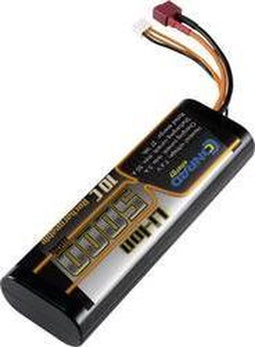Conrad energy Li-ion accupack 7.4 V 5000 mAh Aantal cellen: 2 10 C Hardcase T-stekkersysteem