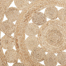 BIRECIK - Laagpolig vloerkleed - Beige - 120 cm - Jute