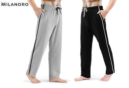 Milanoro Joggingbroek 2-Set – Maat L – Zwart & Lichtgrijs