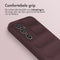 iMoshion Hoesje Geschikt voor Samsung Galaxy A54 (5G) Hoesje Siliconen - iMoshion EasyGrip Backcover - Aubergine