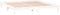 vidaXL - Bedframe - LED - massief - hout - wit - 140x190 - cm