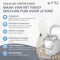 TTD® Potje Peuter - WC Verkleiner met Trapje - Opvouwbaar en Hoogte Verstelbaar - Draagkracht tot 70 kg - Wit Grijs