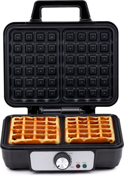 alpina Wafelijzer - Wafelmaker - 1000W - Zwart
