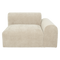 Urban Nature Culture Tao AR - Modular seater - Hoogwaardige polyester - Almond Milk - 120 * 100 * 74cm