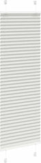 vidaXL - Plissé - rolgordijn - 40x100 - cm - stofbreedte - 39,4 - cm - lichtgrijs
