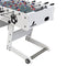 Cougar Scorpion Kick Voetbaltafel Opklapbaar in wit- Tafelvoetbal tafel incl. 2 ballen en scoreteller - Indoor voetbal tafel van 126x61x80cm