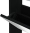 vidaXL - Schoenenkast - met - spiegel - 3-laags - 63x17x102,5 - cm - zwart