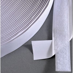 Klika - Klitteband zelfkl 20mm wit 5 meter lus - 15 stuks