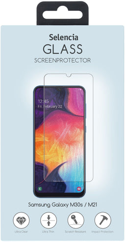 Selencia - Gehard Glas Screenprotector - 9H krasbestendig - Samsung Galaxy M30s / M21