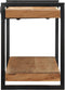 vidaXL - Wandschap - 110x33x45 - cm - massief - acaciahout