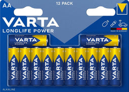 Varta High Energy AA Alkaline Batterijen - 1.5 V - 12 stuks (12 stuks)