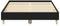 vidaXL - Bedframe - 120x200 - cm - Zwart - Eikenhout