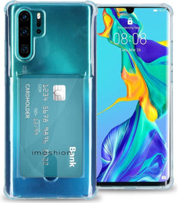 iMoshion Hoesje Geschikt voor Huawei P30 Pro Hoesje Met Pasjeshouder - iMoshion Softcase Backcover met pashouder - Transparant
