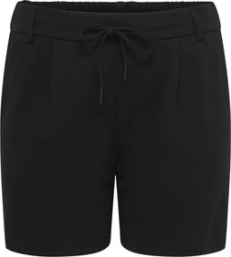 ONLY CARMAKOMA CARGOLDTRASH LIFE EASY SHORTS JRS - Dames Broek - Elastiek band met aantrekkoord - Zwart