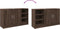 vidaXL - Wastafelkast - 90x29x55 - cm - bewerkt - hout - bruin - eikenkleurig