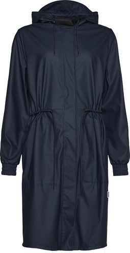 Rains String Parka - Dames Jas - Fishtail zoom - Navy (2022)
