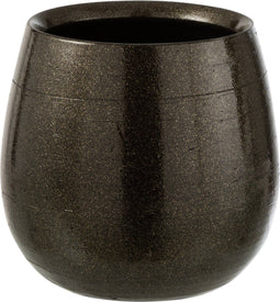 J-Line bloempot Blinkend Keramiek - keramiek - groen/goud - large - Ø 22 cm