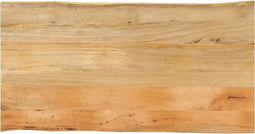 vidaXL - Tafelblad - met - natuurlijke - rand - 120x60x3,8 - cm - massief - mangohout