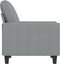 Fauteuil 60 cm stof lichtgrijs