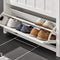SoBuy FSR162-W - Schoenenkast - 3 Kleppen - Vintage Wit