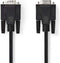 Nedis VGA-Kabel - VGA Male naar VGA Female 15p - Vernikkeld - 3.00 m - Zwart
