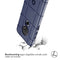 imoshion Hoesje Geschikt voor Nokia 7.2 / 6.2 Hoesje Siliconen - imoshion Rugged Shield Backcover - Blauw