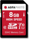 AgfaPhoto SDHC Class 10 - Geheugenkaart 8GB - Max. leessnelheid 90 MB/s - Max. schrijfsnelheid 20 MB/s