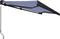 vidaXL - Luifel - handmatig - 500x300 cm - blauw en wit