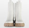 POSH by Poelman LITA - Chelsea boots - Imitatieleer - Crème wit - Maat 40
