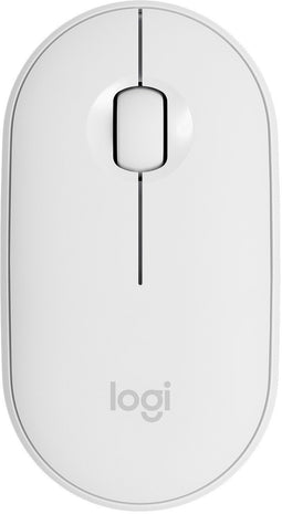 Logitech Pebble M350 - Draadloze muis - Stil klikken - Wit